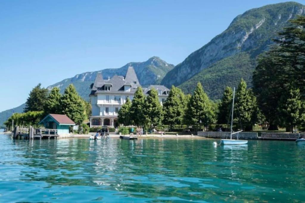 Bel Appartement Au Calme A 5 Minutes Du Village Menthon-Saint-Bernard Esterno foto